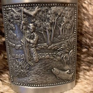 Pewter Flask Fly Fishin’ Great Father’s Day present!